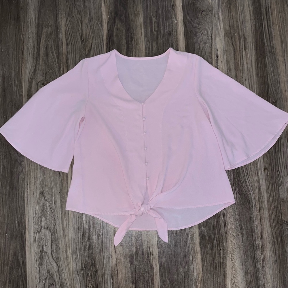 VIISHOW—All Pink Blouse